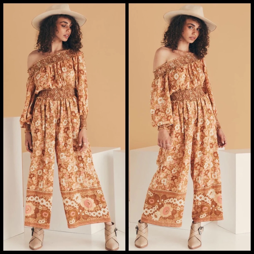 NWT Spell & The Gypsy Collective Peach Anne Jumpsuit